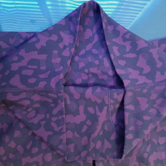 Lululemon Align Women's 6 Small Pant II Formation Camo Purple Adobe Multi Dark - Picture 11 of 13